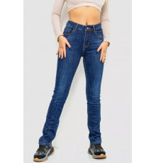 Джинсы женские стрейч, цвет синий, 214R1419.