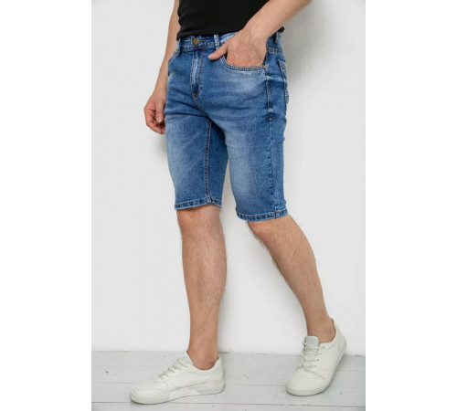 Шорты мужские джинсовые, цвет синий, 244RLS22-0214X