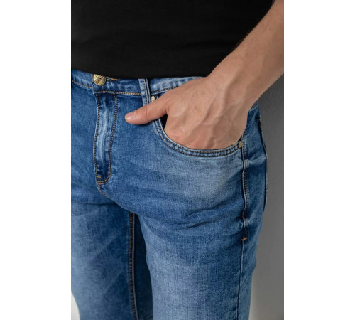 Шорты мужские джинсовые, цвет синий, 244RLS22-0214X