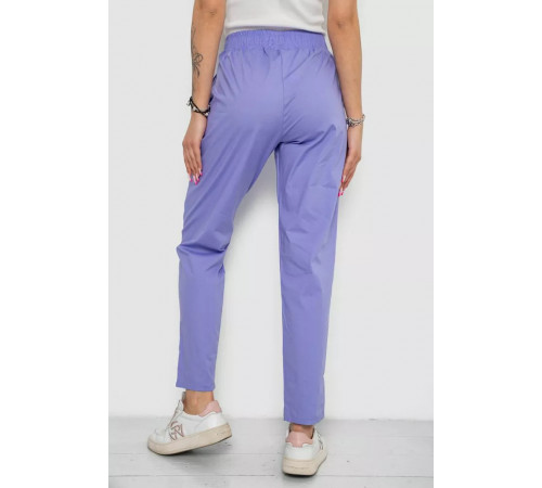 Брюки женские, цвет сиреневый, 238R316