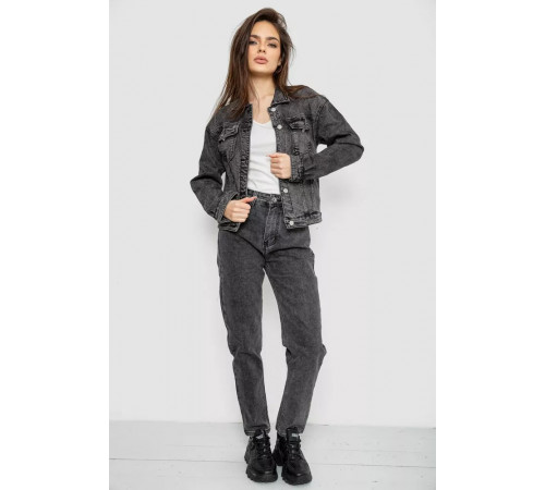 Куртка женская джинсовая 255RA2280, цвет Серый