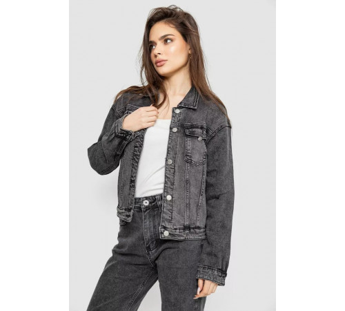 Куртка женская джинсовая 255RA2280, цвет Серый