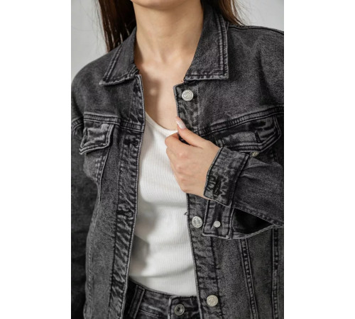 Куртка женская джинсовая 255RA2280, цвет Серый