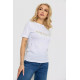 Футболка жіноча з принтом, колір білий, 238R57399