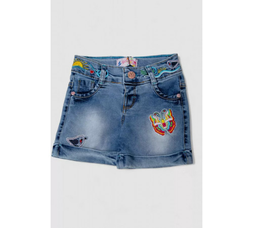 Шорти джинсові для дівчинки, колір синій, 247R1211