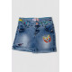 Шорти джинсові для дівчинки, колір синій, 247R1211