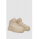Кросівки жіночі зимові на хутрі, колір бежевий, 248RAM01