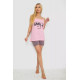 Жіноча піжама з принтом, колір рожевий, 238R3107