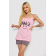 Жіноча піжама з принтом, колір рожевий, 238R3107