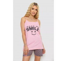 Жіноча піжама з принтом, колір рожевий, 238R3107