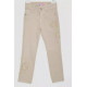 Джинси для дівчаток, колір бежевий, 247R10038