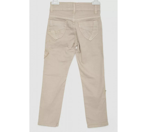 Джинси для дівчаток, колір бежевий, 247R10038