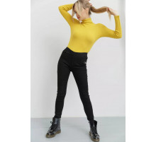 Джеггинсы женские, цвет черный, 131R9560-5