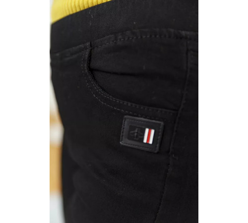 Джеггинсы женские, цвет черный, 131R9560-5