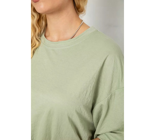 Костюм женский повседневный, цвет оливковый, 238R1615.