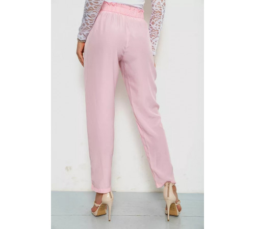 Брюки женские шифоновые, цвет розовый, 244R285