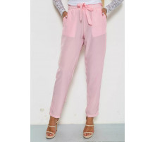 Брюки женские шифоновые, цвет розовый, 244R285