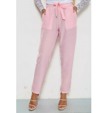 Штани жіночі шифонові, колір рожевий, 244R285