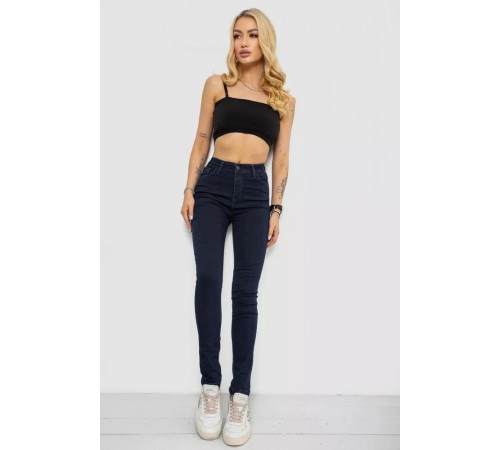 Джинси жіночі Skinny стрейч, колір синій, 182R9584 Джинси жіночі Skinny стрейч, колір синій, 182R9584