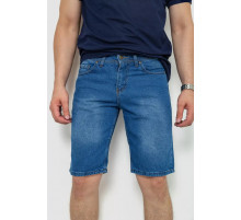 Шорти чоловічі джинсові, колір синій, 244RB002