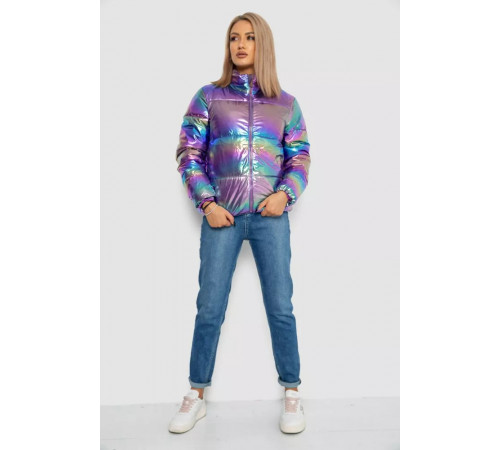 Куртка жіноча демісезонна плащівка, колір різноколір, 243R2022