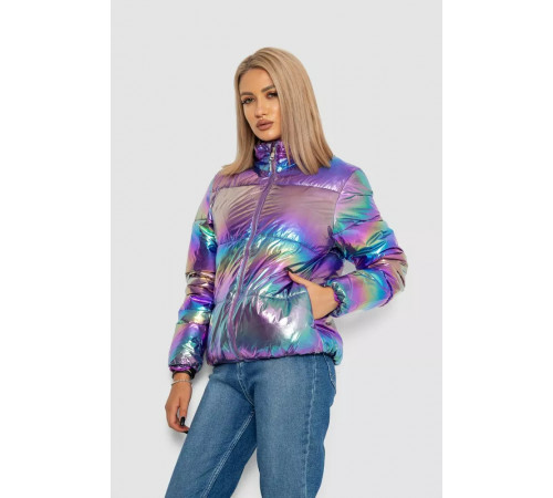 Куртка жіноча демісезонна плащівка, колір різноколір, 243R2022