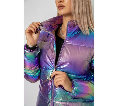 Куртка жіноча демісезонна плащівка, колір різноколір, 243R2022