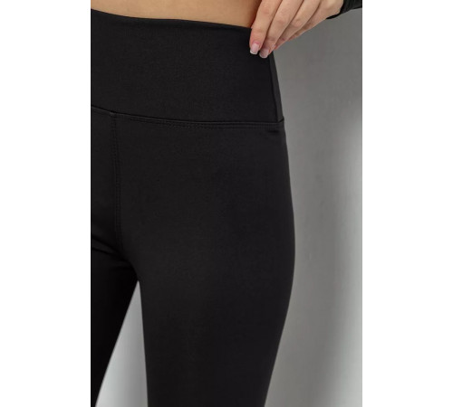 Лосини утеплені на флісі, колір чорний, 243R051