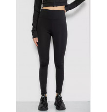 Лосини утеплені на флісі, колір чорний, 243R051