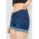 Шорты женские джинсовые, цвет синий, 186R003