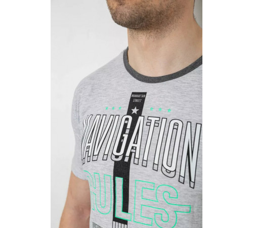 Пижама мужская, цвет серый, 243R6201