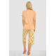 Женская пижама с принтом, цвет оранжевый, 243R7141