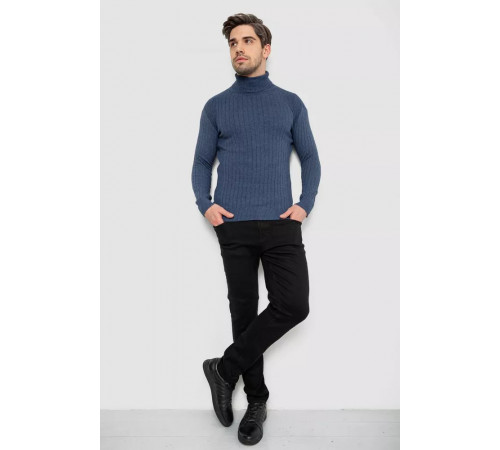 Гольф чоловічий, колір джинс, 238R56889