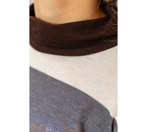 Світшот жіночий, колір коричнево-молочний, 167R746