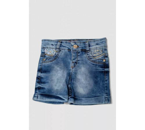 Шорти джинсові для дівчинки 247R1005, колір Синій