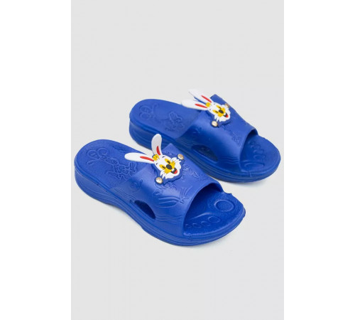 Шлепанцы детские резиновые, цвет синий, 243R011