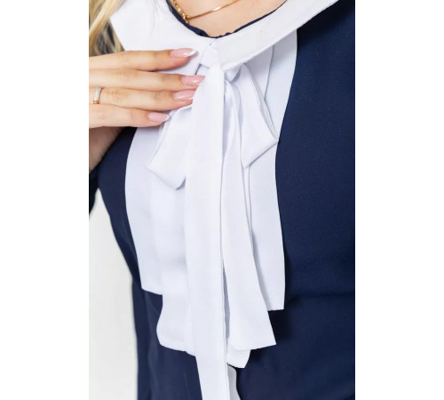 Блуза жіноча, колір синьо-білий, 172R11-1