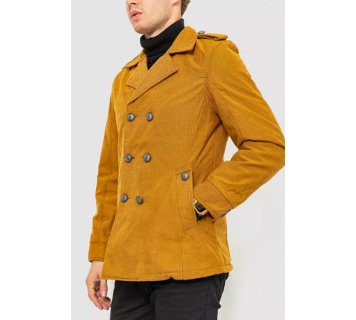 Пиджак мужской однотонный, цвет горчичный, 182R15172.