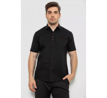 Рубашка мужская, цвет черный, 214R7326