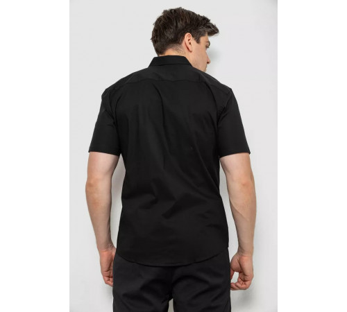 Рубашка мужская, цвет черный, 214R7326