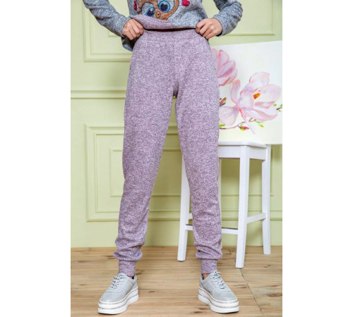 Женский костюм брюки + кофта, серо-пудрового цвета, 172R1211.