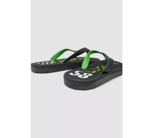 Вьетнамки женские, цвет черно-салатовый, 243R2002L-61