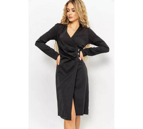 Платье, цвет черный, 176R1050