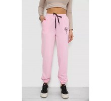 Спортивные брюки женские, цвет розовый, 238R121