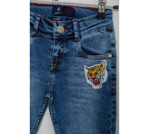 Джинси дитячі для хлопчиків, колір синій, 247R9410