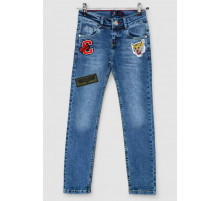 Джинси дитячі для хлопчиків, колір синій, 247R9410