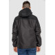 Куртка мужская демисезонная с капюшоном, цвет черный, 214R61035.