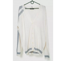 Кофта мужская на пуговицах, цвет молочный, 244R6180