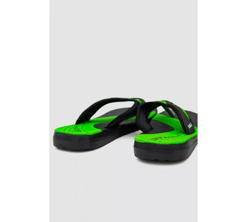 В'єтнамки дитячі, колір чорно-салатовий, 243R9015B-17