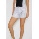 Шорты женские джинсовые стрейчевые, цвет белый, 247R2675